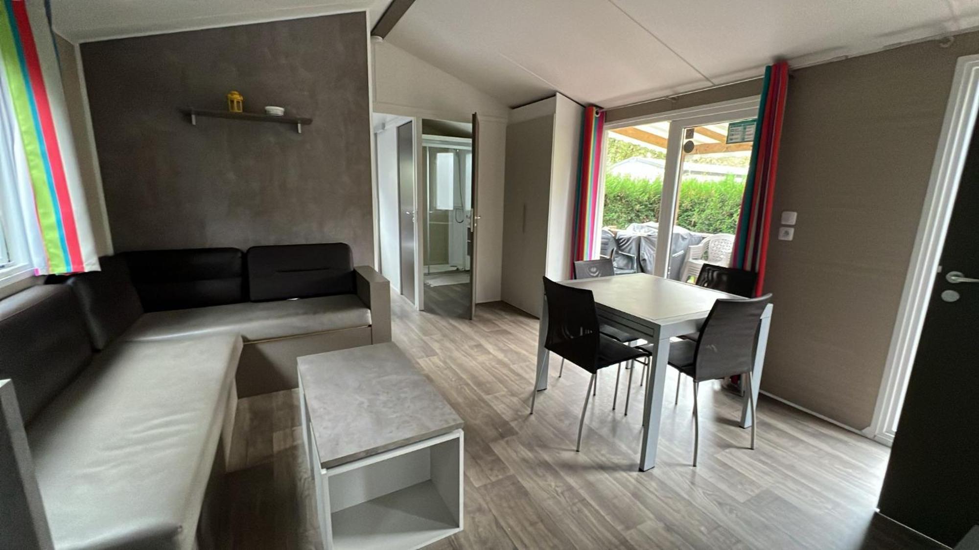 Mobil Home Amenage 2 Chambres La Teste Camping**** Eksteriør billede