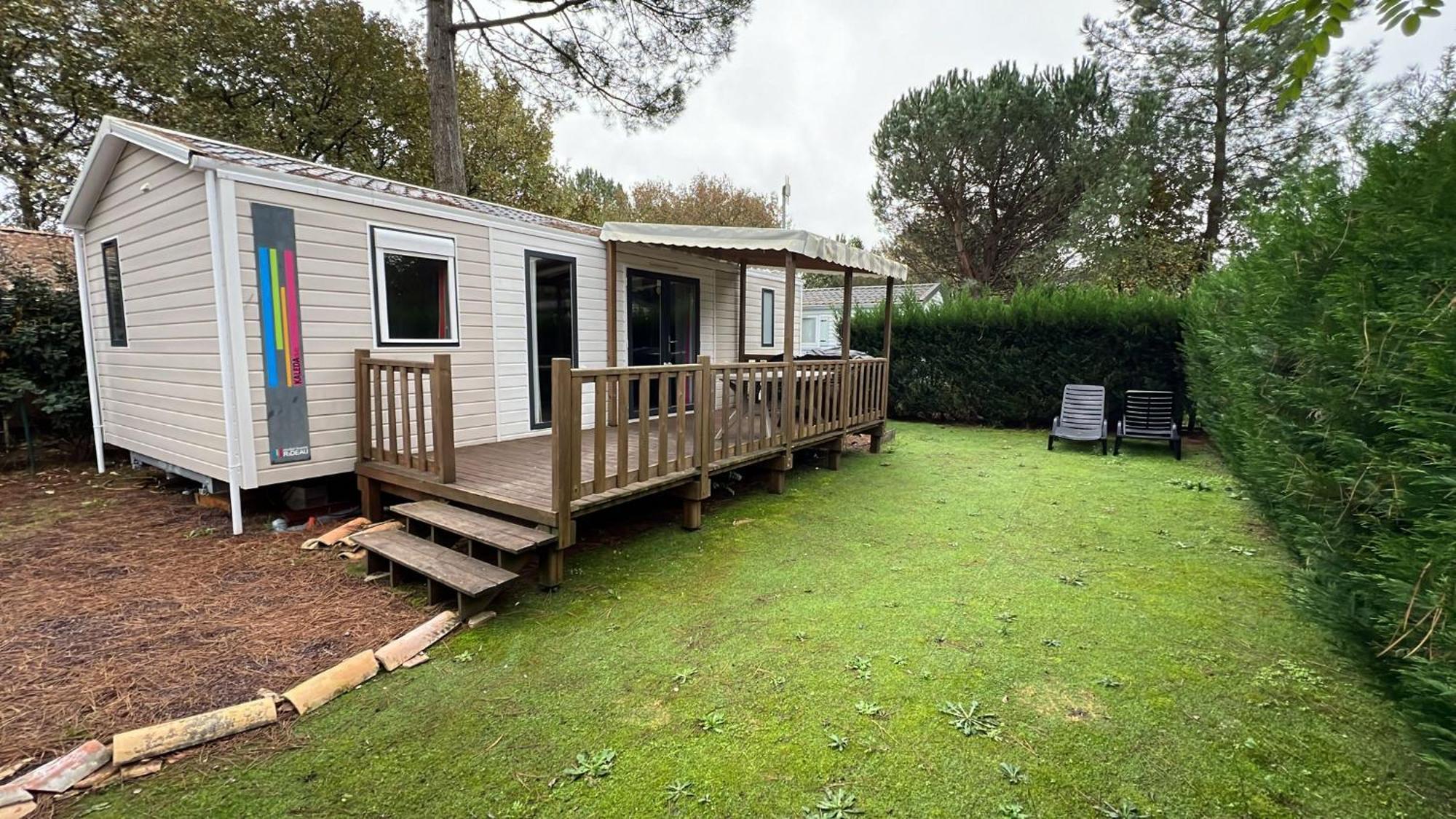 Mobil Home Amenage 2 Chambres La Teste Camping**** Eksteriør billede